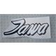 STICKER JAWA - WHITE - TANK - TYPE TRAVEL, DANDY  (ORIGINAL PART)